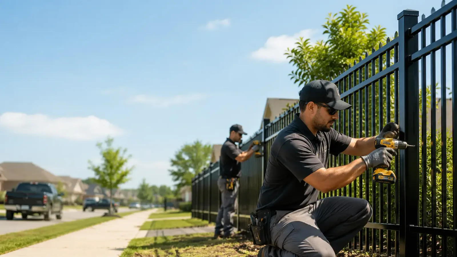 Metal Fence Installation in Portland, IN